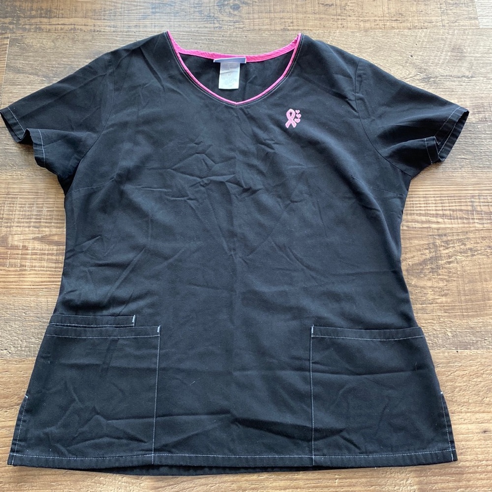 SB Scrub Top Breast Cancer Awareness Size M